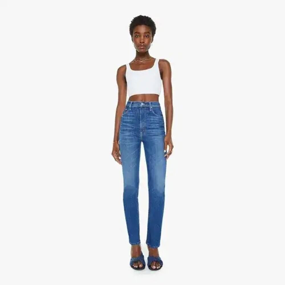MOTHER High Waisted Rider Skimp Jeans Penal Code 28”